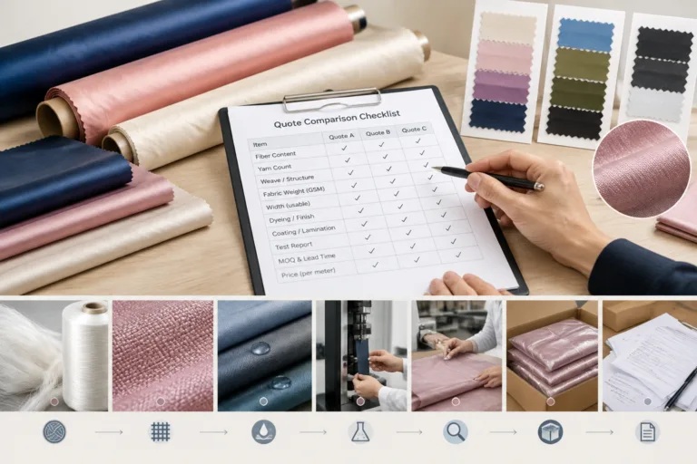 How to Compare Taffeta Quotes on a Like-for-Like Basis — Apparel Wiki guide