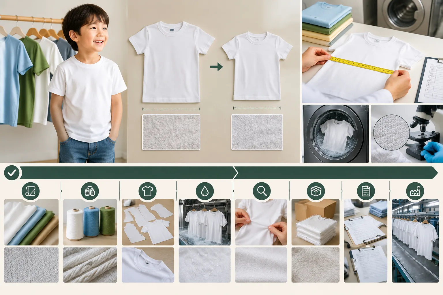 A Practical Release Checklist for Kids' T-Shirt Wash Shrinkage — Apparel Wiki guide