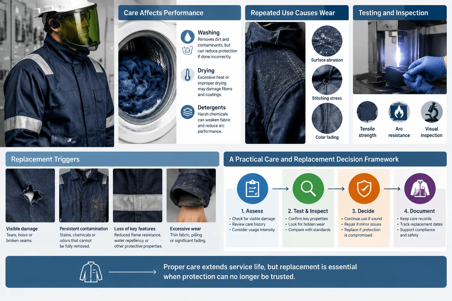 A Practical Care and Replacement Decision Framework — Apparel Wiki guide