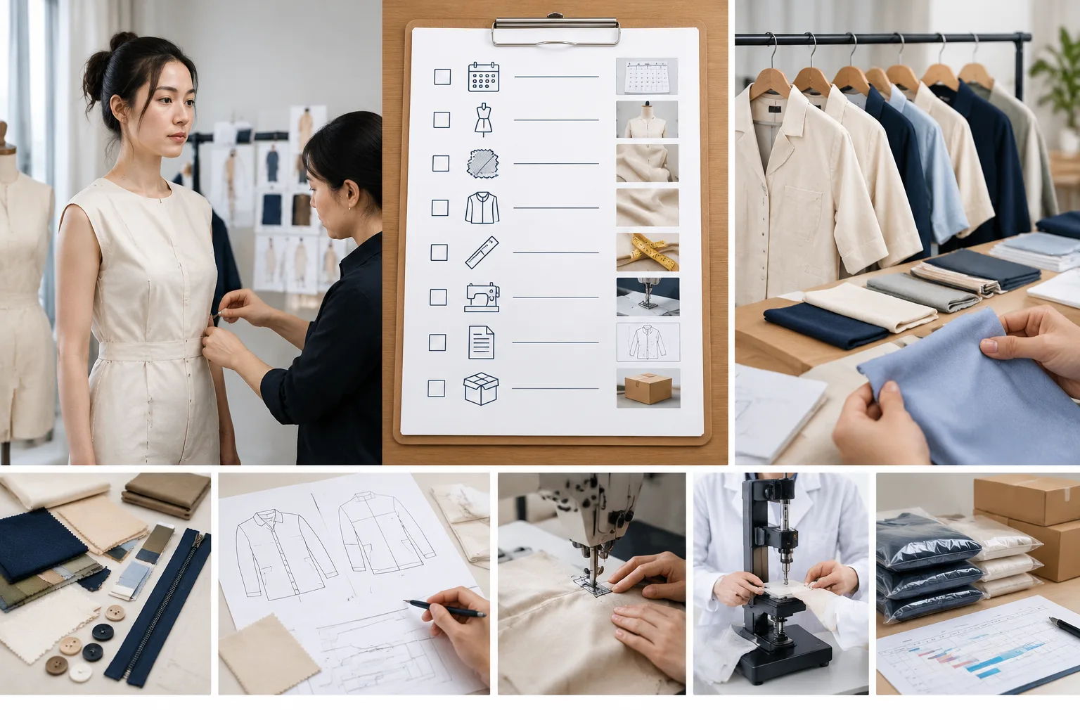 Fit-Sample Scheduling Checklist for the Development Team — Apparel Wiki guide